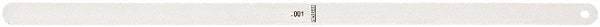 Starrett - Feeler Gages   Thickness (Decimal Inch): 0.0010    Leaf Length (Inch): 12 - Top Tool & Supply