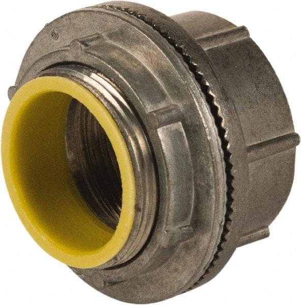 Hubbell-Raco - 3-1/2" Trade, Die Cast Zinc Threaded Rigid/Intermediate (IMC) Conduit Hub - Insulated - Top Tool & Supply