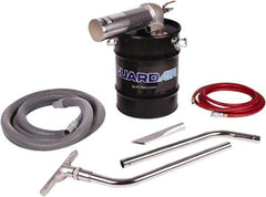 Guardair - 10 Gal Steel Tank, Air Powered Wet/Dry Vacuum - 5 Peak hp, 20' Hose Fitting, Cordless, Cartridge Filter - Top Tool & Supply