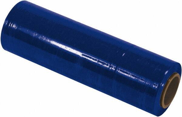 Made in USA - 18" x 1,500' 80 Gauge Blue Cast Hand Stretch Film - Top Tool & Supply