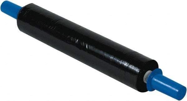 GoodWrappers - 20" x 1,000' 80 Gauge Black UVI Stretch Film - Top Tool & Supply