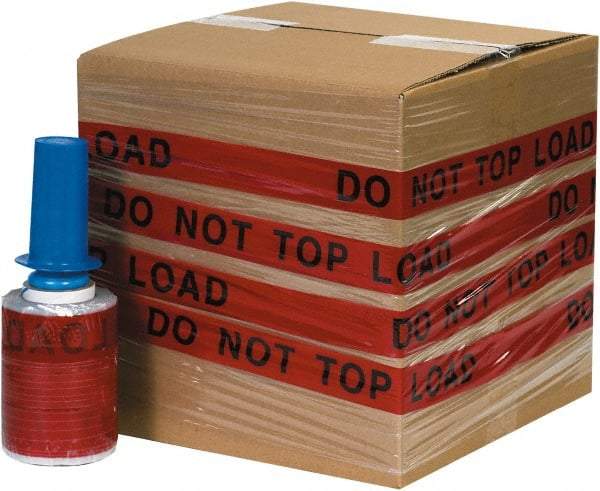 GoodWrappers - 5" x 500' 80 Gauge Red/Black Identi-Wrap - Top Tool & Supply