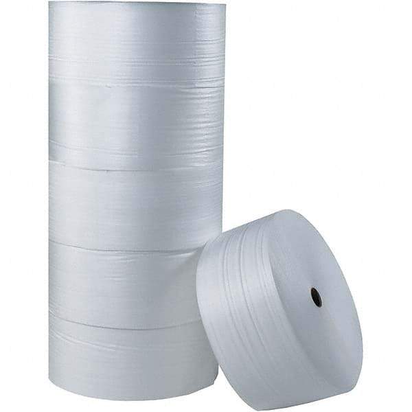 Made in USA - 250' Long x 48" Wide x 1/4" Thick, Foam Roll - White - Top Tool & Supply