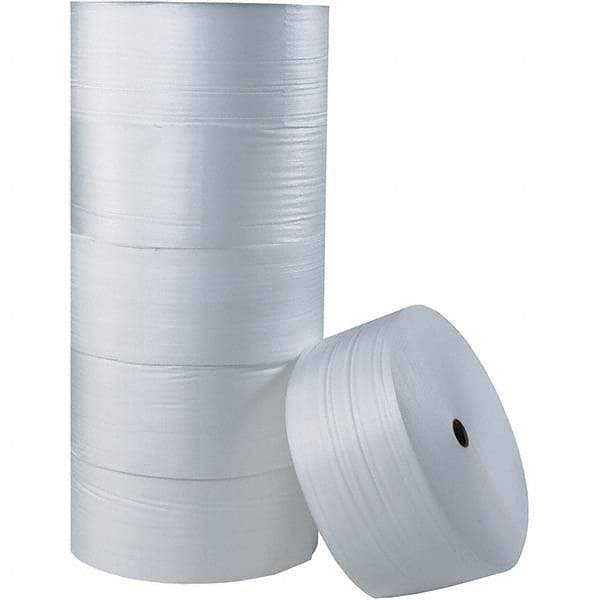 Made in USA - 250' Long x 18" Wide x 1/4" Thick, Foam Roll - White - Top Tool & Supply