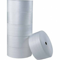 Made in USA - 1,250' Long x 72" Wide x 1/16" Thick, Foam Roll - White - Top Tool & Supply