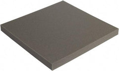 Made in USA - 24" Wide x 2" Thick, Foam Sheets - Charcoal - Top Tool & Supply