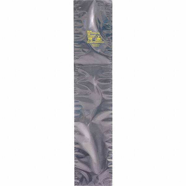 Made in USA - 30" Long x 14" Wide, 3.1 mil Thick, Open Top Static Shield Bag - Transparent, Metal-In, Standard Grade - Top Tool & Supply