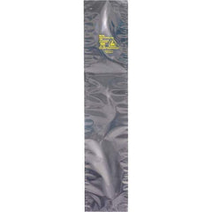 Made in USA - 30" Long x 4" Wide, 3.1 mil Thick, Open Top Static Shield Bag - Transparent, Metal-In, Standard Grade - Top Tool & Supply