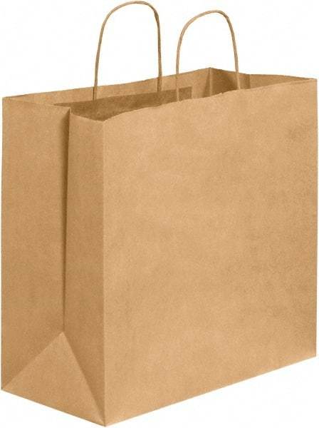 Made in USA - Kraft Grocery Bag - 13 x 7 x 13, Kraft - Top Tool & Supply