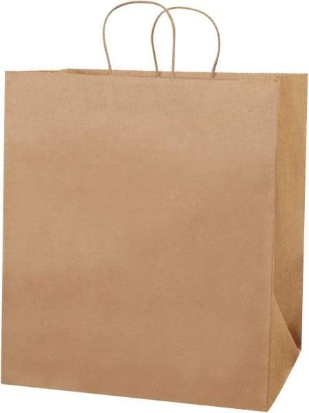 Made in USA - Kraft Grocery Bag - 14 x 10 x 15-1/2, Kraft - Top Tool & Supply