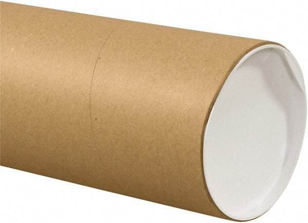 Made in USA - 6" Diam x 72" Long Round Jumbo Mailing Tubes - 6 Walls, Kraft (Color) - Top Tool & Supply