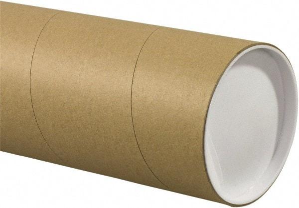 Made in USA - 5" Diam x 30" Long Round Jumbo Mailing Tubes - 1 Wall, Kraft (Color) - Top Tool & Supply