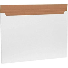 Made in USA - 26" Wide x 38" Long x 1" High Rectangle Crush Proof Mailers - 1 Wall, White - Top Tool & Supply