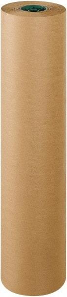 Made in USA - 600' Long x 36" Wide Roll of Kraft Paper with 10# Gloss Polyethylene - 50 Lb Paper Weight - Top Tool & Supply