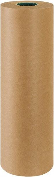 Made in USA - 600' Long x 24" Wide Roll of Kraft Paper with 10# Gloss Polyethylene - 50 Lb Paper Weight - Top Tool & Supply