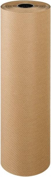 Made in USA - 300' Long x 36" Wide Roll of Indented Kraft Paper - 60 Lb Paper Weight - Top Tool & Supply