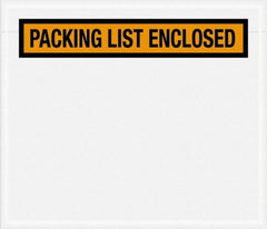 Value Collection - 1,000 Piece, 7" Long x 6" Wide, Packing List Envelope - Packing List Enclosed, Orange - Top Tool & Supply