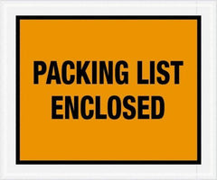 Value Collection - 500 Piece, 10" Long x 12" Wide, Packing List Envelope - Packing List Enclosed, Orange - Top Tool & Supply