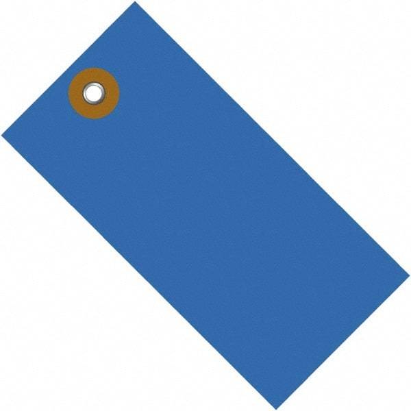 Dupont - 3-1/4" High x 1-5/8" Long, Safety & Facility Blank Tag - Blue Spunbonded Olefin - Top Tool & Supply