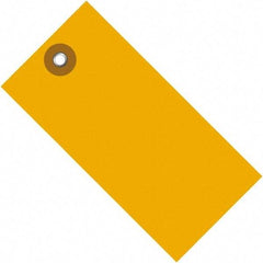 Dupont - 3-1/4" High x 1-5/8" Long, Safety & Facility Blank Tag - Orange Spunbonded Olefin - Top Tool & Supply