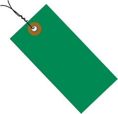 Dupont - 3-1/4" High x 1-5/8" Long, Safety & Facility Blank Tag - Green Spunbonded Olefin - Top Tool & Supply