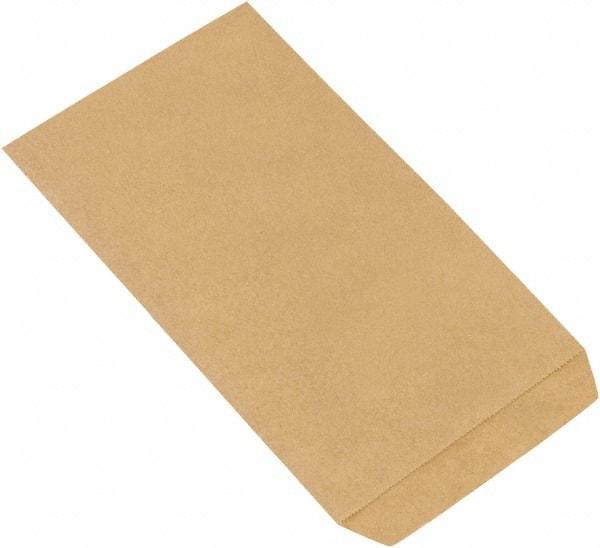 Made in USA - Kraft Grocery Bag - 6-1/4 x 9-1/4, Kraft - Top Tool & Supply