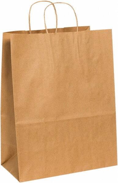 Made in USA - Kraft Grocery Bag - 13 x 7 x 17, Kraft - Top Tool & Supply