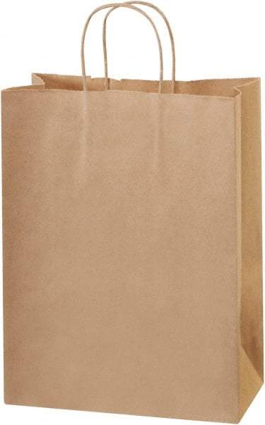 Made in USA - Kraft Grocery Bag - 10 x 5 x 13, Kraft - Top Tool & Supply