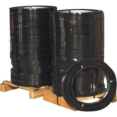 Made in USA - 760' Long x 1-1/4" Wide, Ribbon Wound Coil Steel Strapping - 5,500 Lb Capacity, 0.031" Thick - Top Tool & Supply