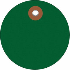 Made in USA - Safety & Facility Blank Tag - Green Vinyl - Top Tool & Supply