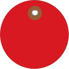 Made in USA - Safety & Facility Blank Tag - Red Vinyl - Top Tool & Supply