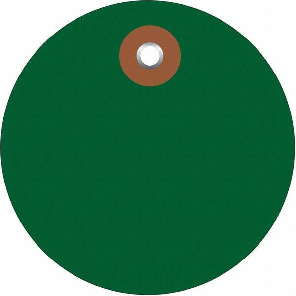 Made in USA - Safety & Facility Blank Tag - Green Vinyl - Top Tool & Supply