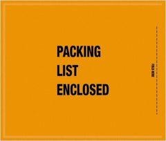 Value Collection - 1,000 Piece, 8-1/2" Long x 10" Wide, Packing List Envelope - Packing List Enclosed, Orange - Top Tool & Supply