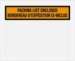 Value Collection - 1,000 Piece, 4-1/2" Long x 5-1/2" Wide, Packing List Envelope - Orange - Top Tool & Supply