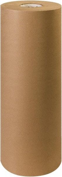 Made in USA - 600' Long x 24" Wide Roll of Recycled Kraft Paper - 60 Lb Paper Weight - Top Tool & Supply