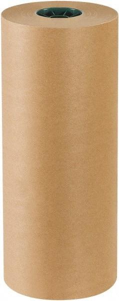 Made in USA - 600' Long x 18" Wide Roll of Kraft Paper with 10# Gloss Polyethylene - 50 Lb Paper Weight - Top Tool & Supply