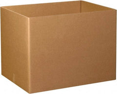 Made in USA - 24" Wide x 48" Long x 28" High Rectangle Heavy Duty Corrugated Box - 3 Walls, Kraft (Color), 280 Lb Capacity - Top Tool & Supply