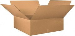 Made in USA - 36" Wide x 36" Long x 12" High Rectangle Heavy Duty Corrugated Box - 2 Walls, Kraft (Color), 100 Lb Capacity - Top Tool & Supply