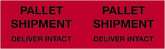 Tape Logic - 10" Long, Fluorescent Red Paper Shipping Label - For Multi-Use - Top Tool & Supply