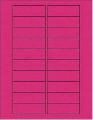 Tape Logic - 3" Long, Fluorescent Pink Paper Laser Label - For Laser Printers - Top Tool & Supply