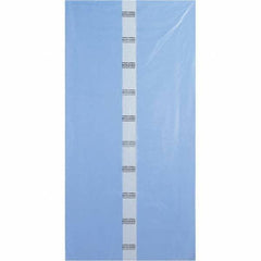 Made in USA - 40 x 80", 4 mil Gusseted Polybags - Blue - Top Tool & Supply