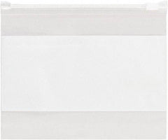 Value Collection - 12-1/2 x 9", 3 mil Slide-Seal Reclosable White Block Polybags - Clear - Top Tool & Supply