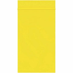 Value Collection - 3 x 5", 2 mil Reclosable Polybags - Yellow - Top Tool & Supply