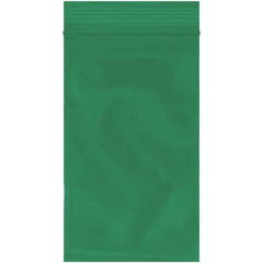 Value Collection - 3 x 5", 2 mil Reclosable Polybags - Green - Top Tool & Supply