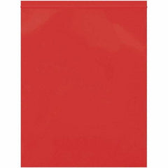 Value Collection - 12 x 15", 2 mil Reclosable Polybags - Red - Top Tool & Supply