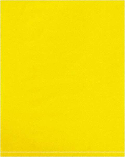 Value Collection - 8 x 10", 2 mil Flat Polybags - Yellow - Top Tool & Supply