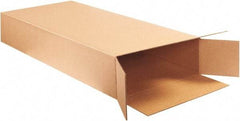 Made in USA - 8" Wide x 20" Long x 50" High Rectangle Corrugated Shipping Box - 1 Wall, Kraft (Color), 95 Lb Capacity - Top Tool & Supply