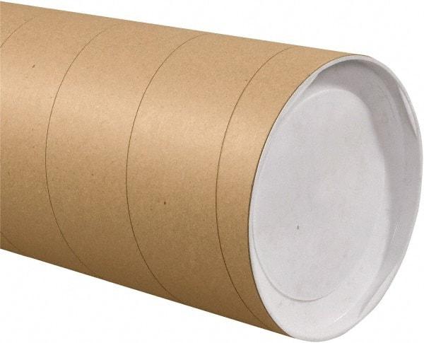 Made in USA - 8" Diam x 48" Long Round Jumbo Mailing Tubes - 1 Wall, Kraft (Color) - Top Tool & Supply