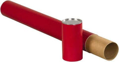 Made in USA - 3" Diam x 30" Long Round Telescoping Mailing Tubes - 2 Walls, Red - Top Tool & Supply