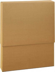 Made in USA - 6" Wide x 30" Long x 24" High Rectangle Telescoping Box - 1 Wall, Kraft (Color), 65 Lb Capacity - Top Tool & Supply